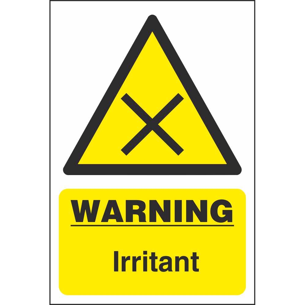 Irritant Chemical Warning Signs Dangerous Goods Safety Signs Ireland