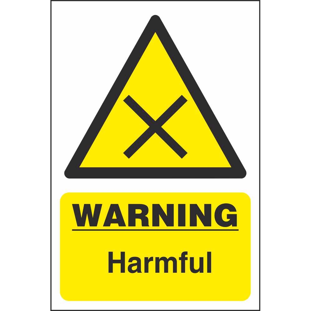 Harmful Warning Signs Chemical Hazards Dangerous Goods Safety Signs