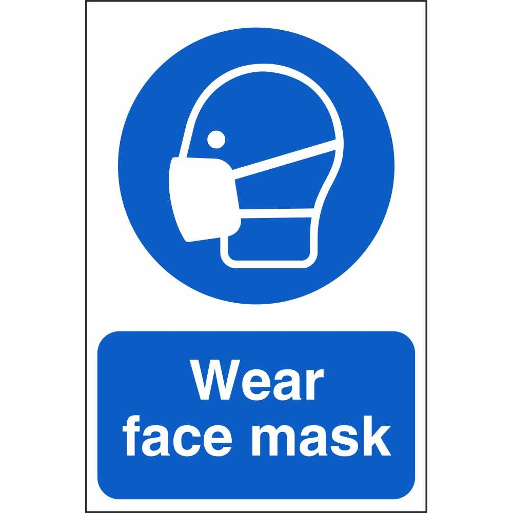 Wear Face Mask Farm Signs | Mandatory Farm Safety Signs Ireland