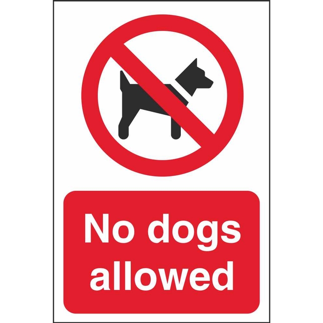 No Dogs Allowed Prohibitory Signs | Community Safety Signs Ireland