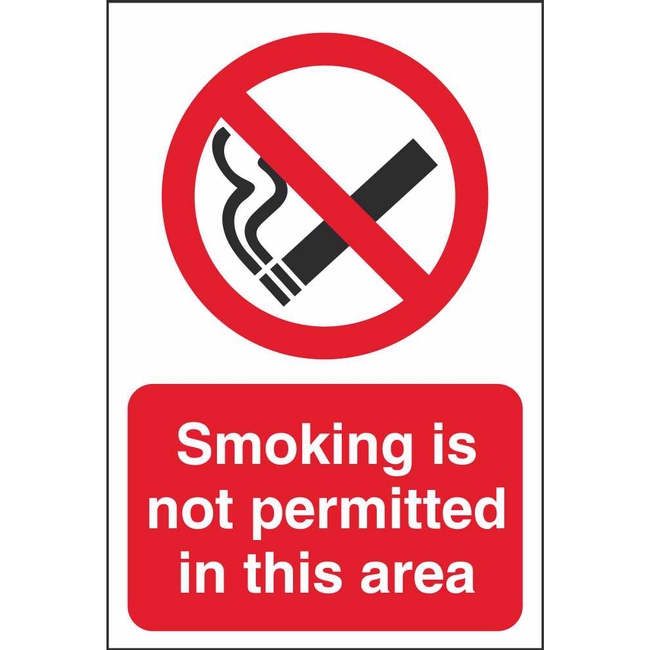 No Smoking Area Prohibitory Signs | Community Safety Signs Ireland