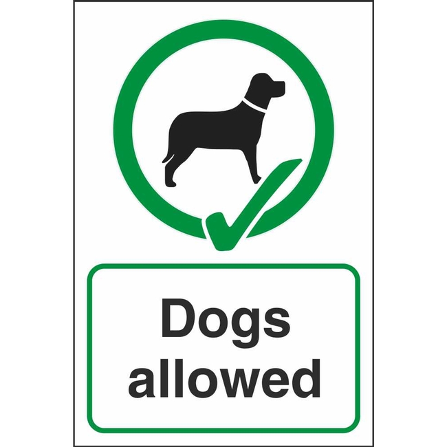 Dogs Allowed Notice Signs | Community Safety Signs Ireland