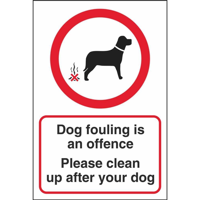 Dog Fouling Is An Offence Notice Signs | Community Safety Signs