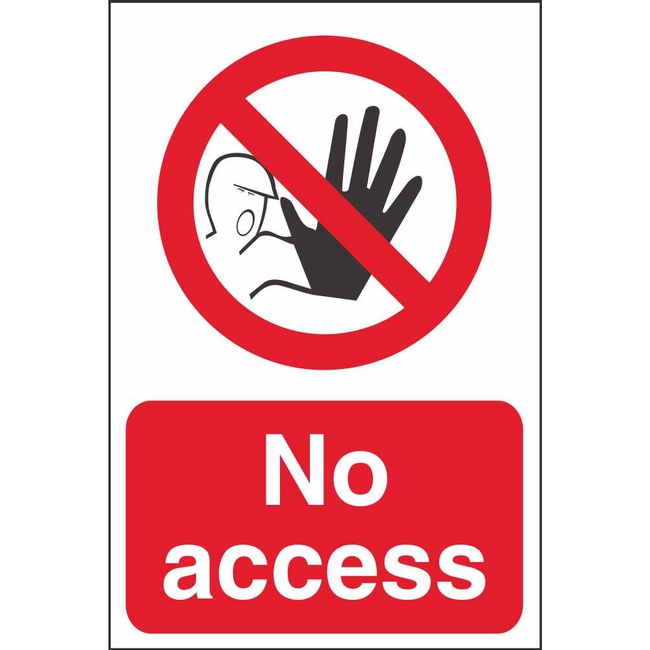 No Access Signs | Prohibitory Construction Safety Signs Ireland