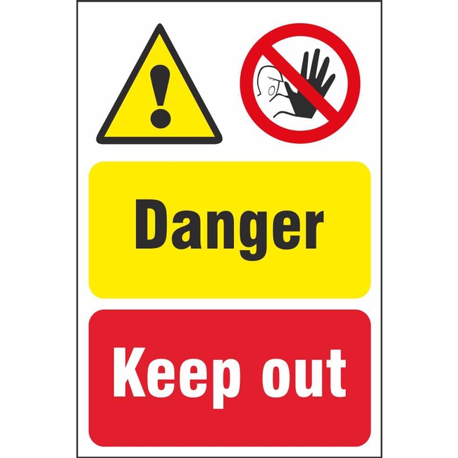 Danger Keep Out Signs | Multi Notice Site Safety Signs Ireland