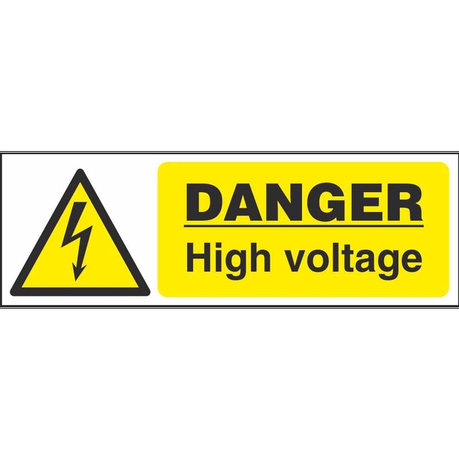 Danger High Voltage Signs | Electrical Hazard Safety Signs Ireland