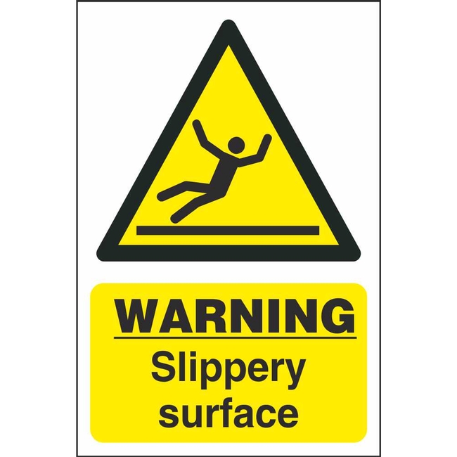 Warning Slippery Surface Farm Signs | Hazard Farm Safety Signs Ireland