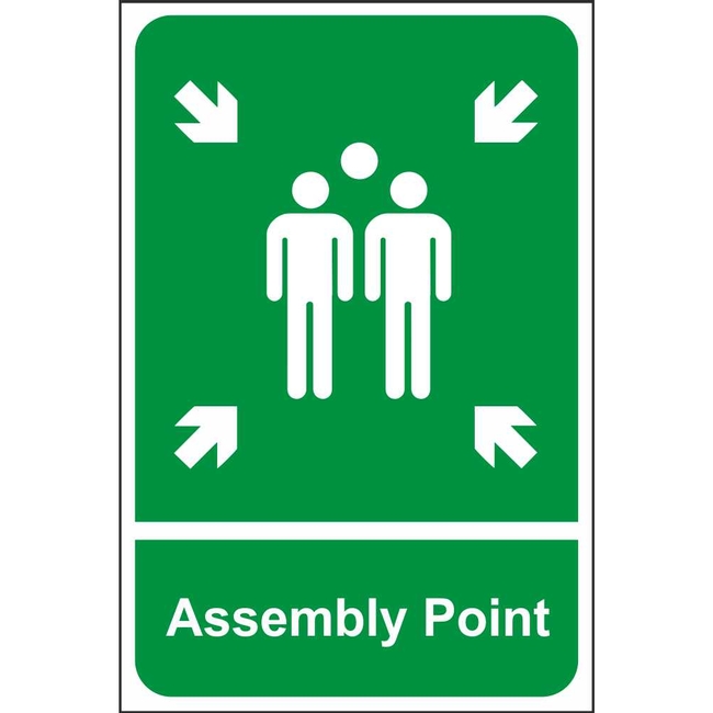 Assembly Point Signs | Emergency Escape Fire Safety Signs Ireland