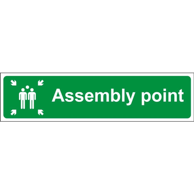 Assembly Point Labels | Emergency Escape Fire Exit Stickers Ireland