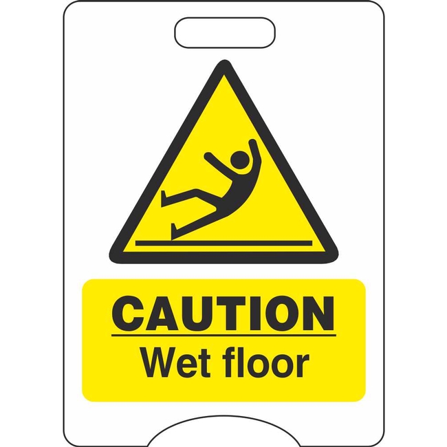 Caution Wet Floor Free Standing Hazard Safety Signs