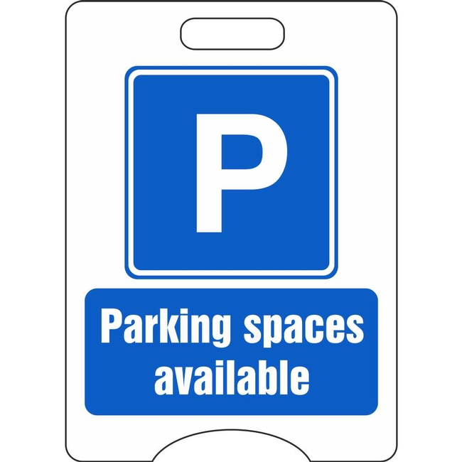 Parking Spaces Available Free Standing Parking Safety Signs Ireland