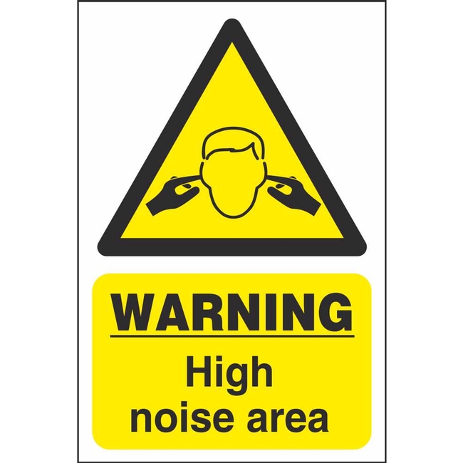 Warning Noise Area Signs Workplace Machine Safety Signs Ireland