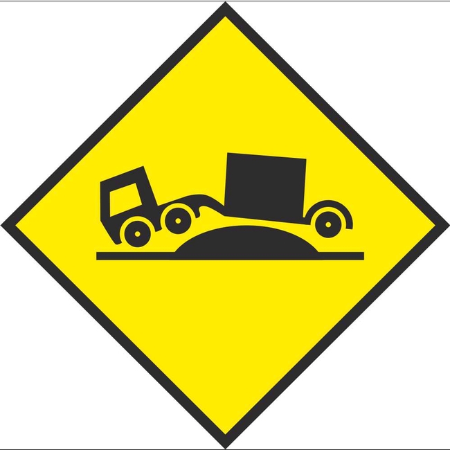 W 123 Risk Of Grounding | Road Warning Signs Ireland | PD Signs