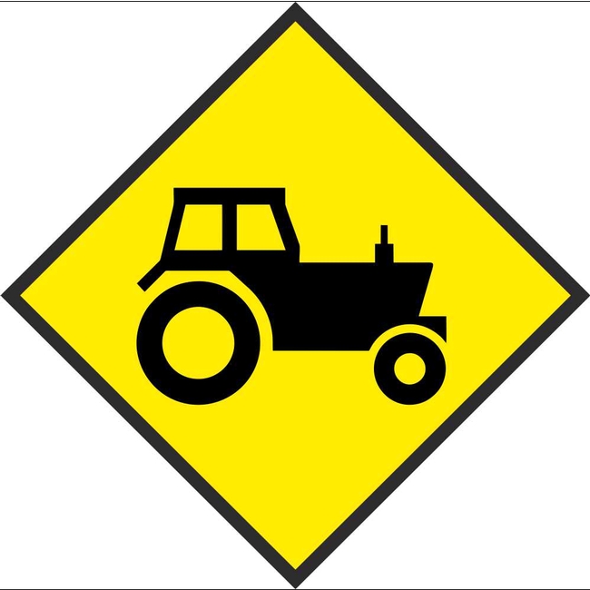 W 168 Tractors | Road Warning Signs Ireland | PD Signs