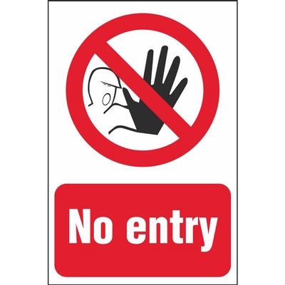 Prohibitory Signs Ireland Construction Safety Signs