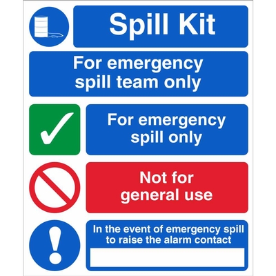 Spill Kit Safety Signs | Dangerous Goods Safety Signs | PD Signs