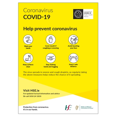 COVID 19 Signs Coronavirus Posters Symptoms Coronavirus Precautions